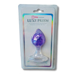 Luxe Prism Anal Plug - Medium - Purple