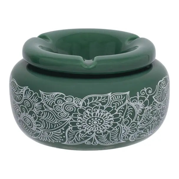 Fujima: Moroccan Ceramic Ashtray (Garden Green)
