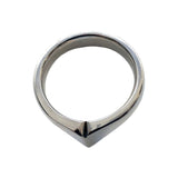 Rouge Stainless Steel Taj Crown Ring