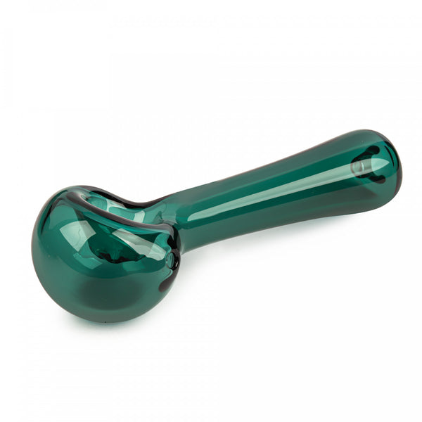 Red Eye Glass 4.5" Spoon - Teal