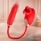Lickgasm Bliss Kiss Thrusting Vibrator
