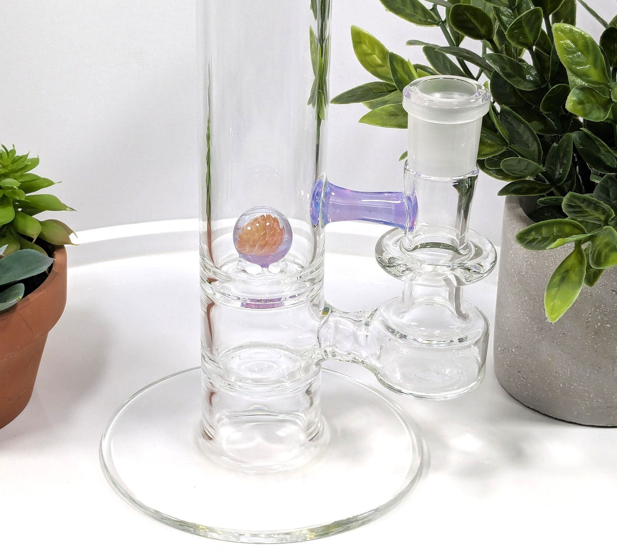 DiscoBox: 44mm Natty Tube w/ Fumed Mouth (18mm - Purple)