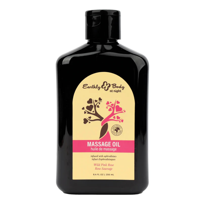 Earthly Body at Night Massage-Wild Pink Rose 8.4oz