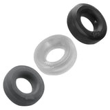 Oxballs 3pk Cockrings - Black/Grey