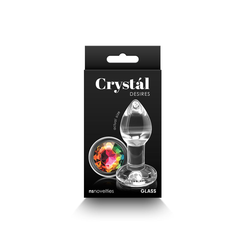 Crystal Desires Plug-Rainbow Small