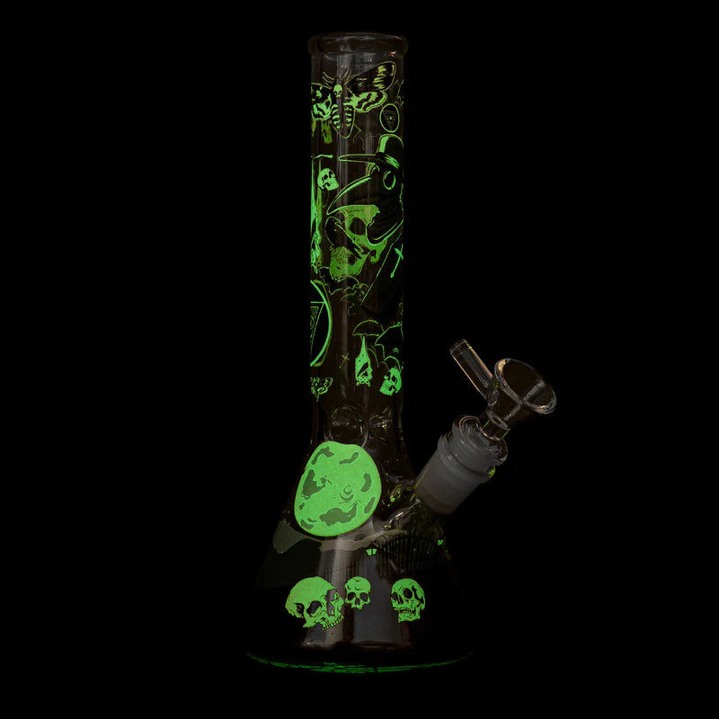 Red Eye Glass: 10" Cemetery (Glow-in-the-Dark)