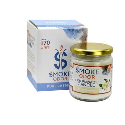 Candle: Smoke Odor-Pure Jasmine