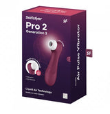 Satisfyer Pro 2 Gen 3-Wine Red