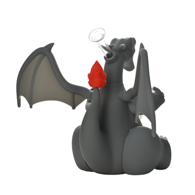 7" Silicone Charizard Bong- Assorted Colour