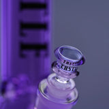 Castle Glass: 14" Luxe Electroplated (7mm Thick - Purple)