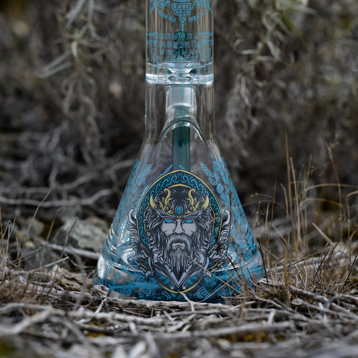 Castle Glass: 18" Viking Runes (9mm Thick)