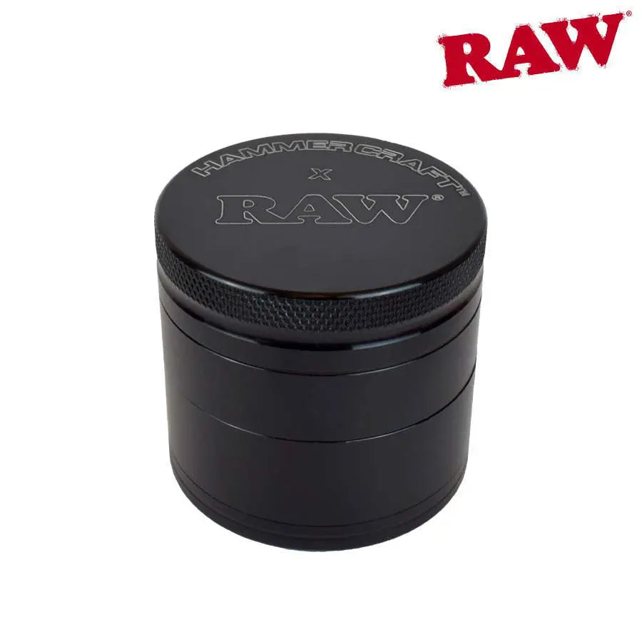 RAW x HammerCraft: 2.2" 4PC Grinder (Black)