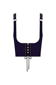 Night Petal Underbust Corset Top