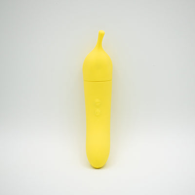 Banana Cream Air Pulse and G Spot Vibrator
