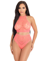 2pc Crochet Halter Set