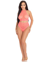 2pc Crochet Halter Set