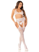 Opposites Attract Bra and Panty Set- One Size White