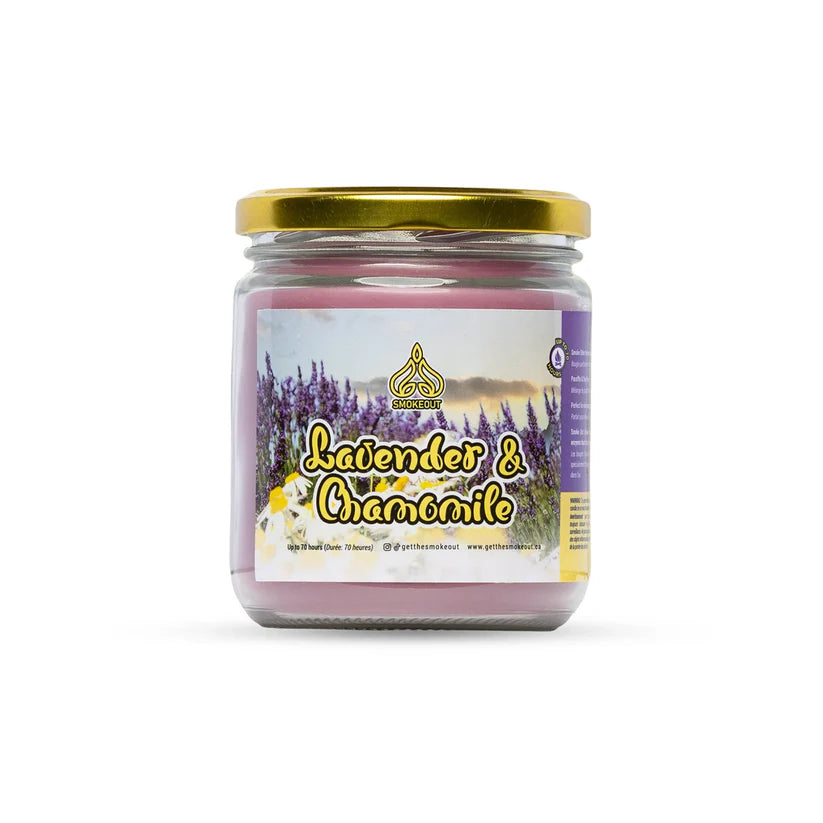 Smoke Odor: Exterminator Candle (13oz Lavender Chamomile)