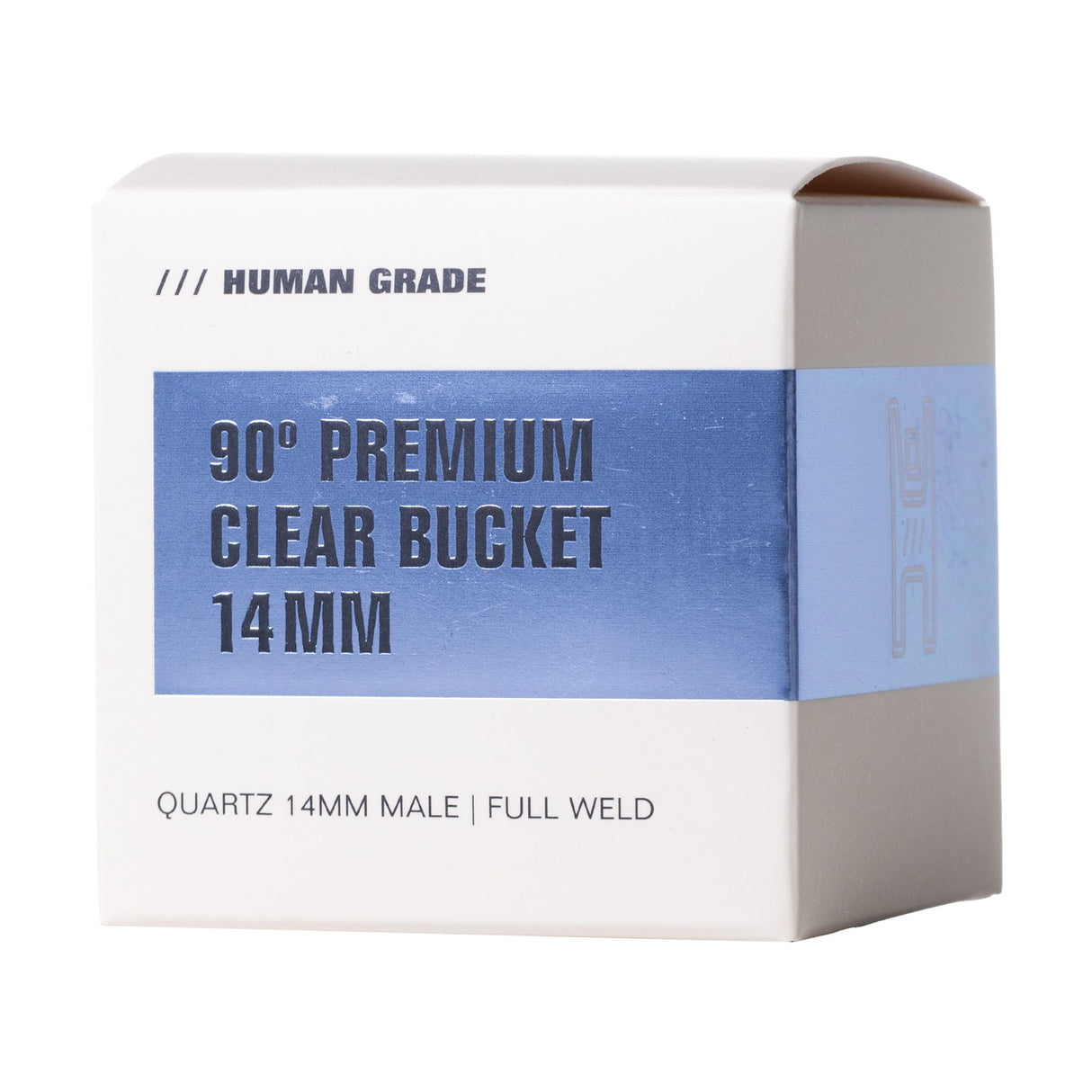 Human Grade: Clear Bucket - Full Weld (14mm - 90°)