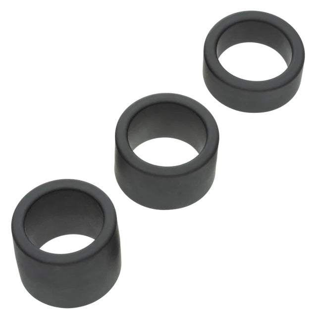 Alpha Liquid Silicone 3 Ring Stamina Set