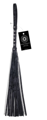 Sportsheets Velvet Noir Chain Flogger
