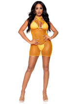 Summer Dreamz Net Mini Dress- One Size