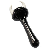 Red Eye Glass: 4.5" White Horns
