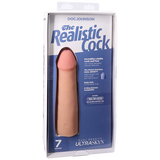Realistic Cock VacULock - White 7"