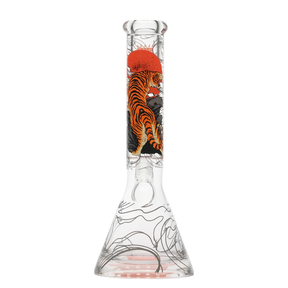 Castle Glass: 14" Tiger Moon (9mm Thick)