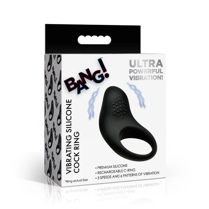 BANG! Vibrating Silicone Cockring