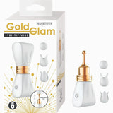 Gold Glam Tri Tip Vibe-White