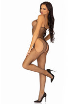 Power Play Suspender Bodystocking-One Size