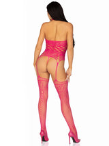 Set The Mood Net Bodystocking- One Size