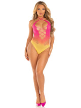 Malibu Dreams Ombre Bodysuit- One Size Sunset