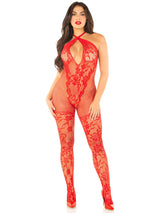 Pretty Persuasion Lace Bodystocking- One Size