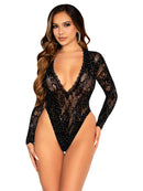 VIP Status Lace Bodysuit- One Size