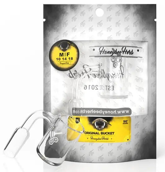 Honeybee Herb: (White) Original Bucket (14mm - 90°)
