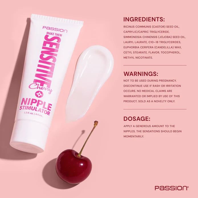 Passion Make Them Sensitive Nipple Stimulator 1.5oz