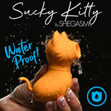 Sucky Kitty Clitoral Stimulator - Orange
