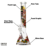 Castle Glass: 16" Serpent (9mm Thick)