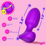 BANG! Ribbed Vibrating Plug