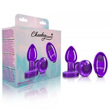 Cheeky Charms RC Vibrating Plug-Purple Small