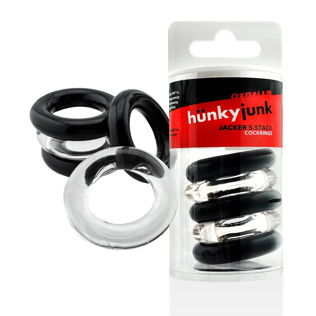 Oxballs Jacker 5 Stack - Clear/Black