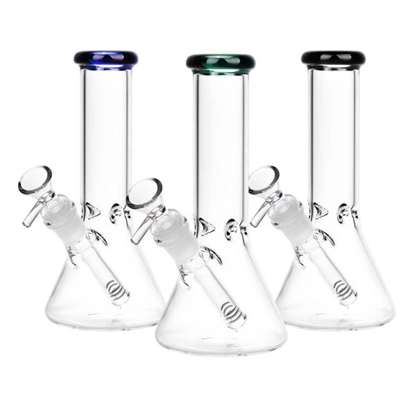 8" Classic Beaker 14mm Assorted Colours