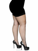 Plus Gaia Spandex Net Industrial Tights- Black