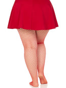 Plus Gaia Spandex Net Industrial Tights- Red