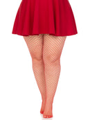 Plus Gaia Spandex Net Industrial Tights- Red