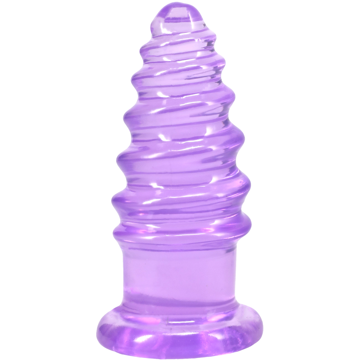 Crystal Jellies Anal Twist 5" - Purple