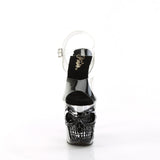 Shoe: 8" Bone Heel w/LED Ankle Strap