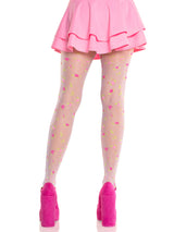 Rosette Sheer Tights- One Size